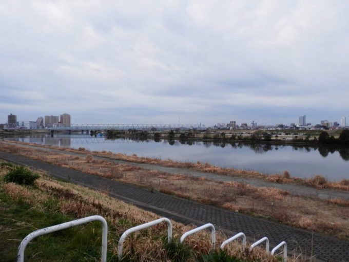 江戸川サイクリングロードからの眺め