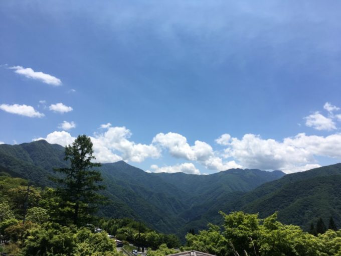 三峰神社からの風景
