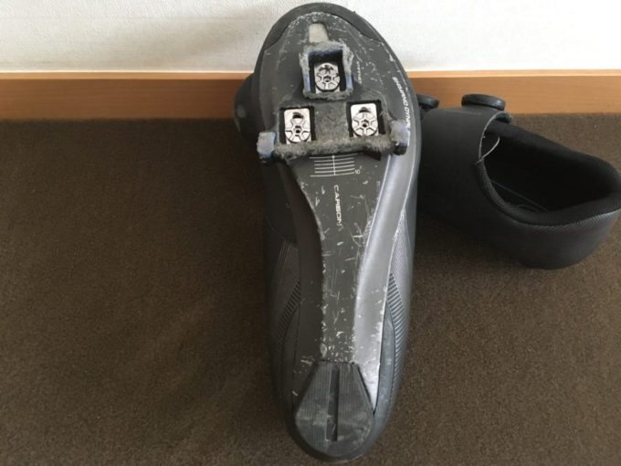 シマノのSPD-SLシューズ『RC7』の靴底