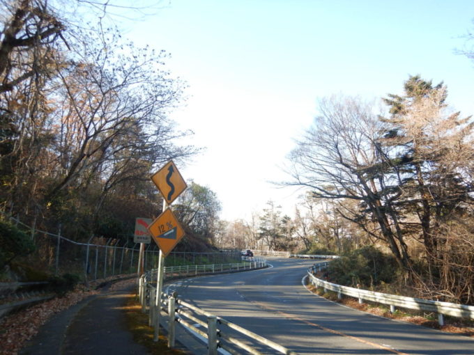仙台城跡の坂道