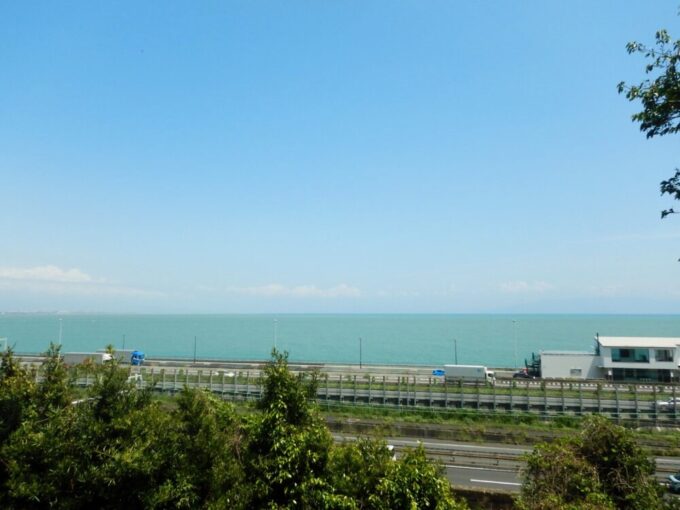 静岡県由比町、海、駿河湾