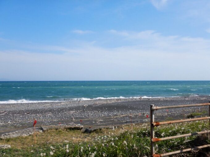 静岡県静岡市、国道150号から逸れて太平洋岸自転車道へ