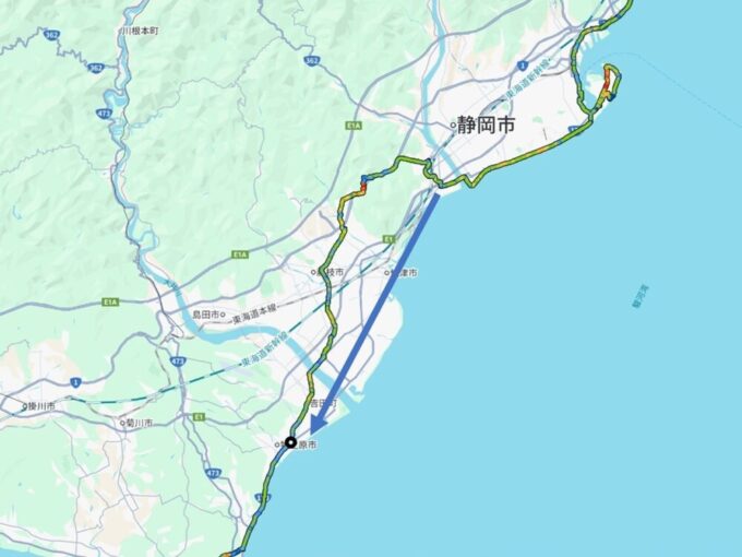 ⑥太平洋岸自転車道（焼津市周辺）