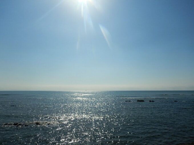 御前崎市から眺める海