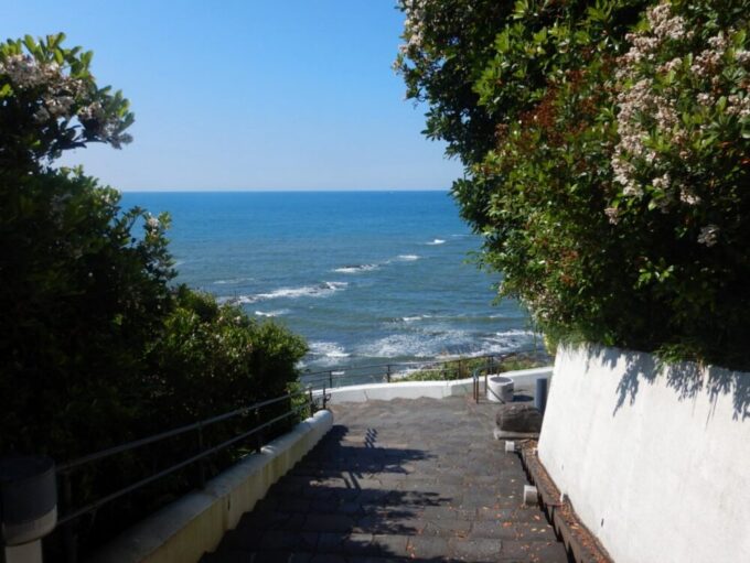 御前崎灯台の階段