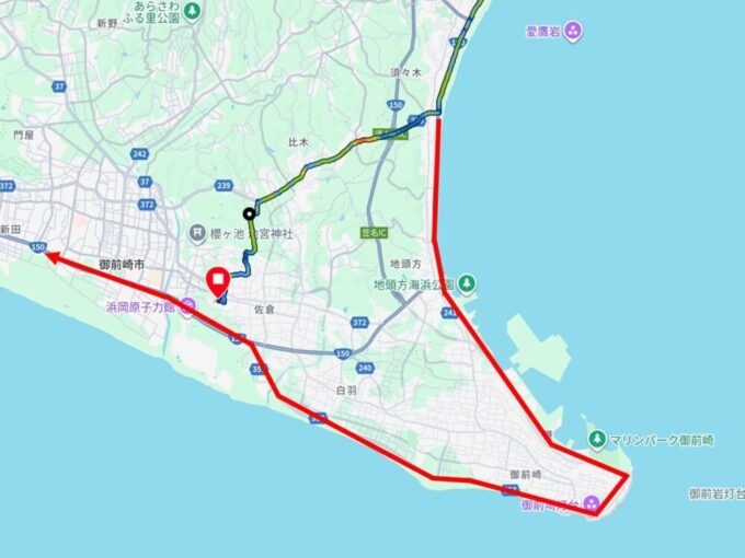 ⑧太平洋岸自転車道（静岡県最南端の岬ルート）